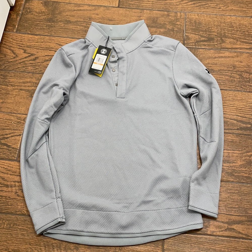NEW UA Sweaterfleece Snap Water Repellent Sweater